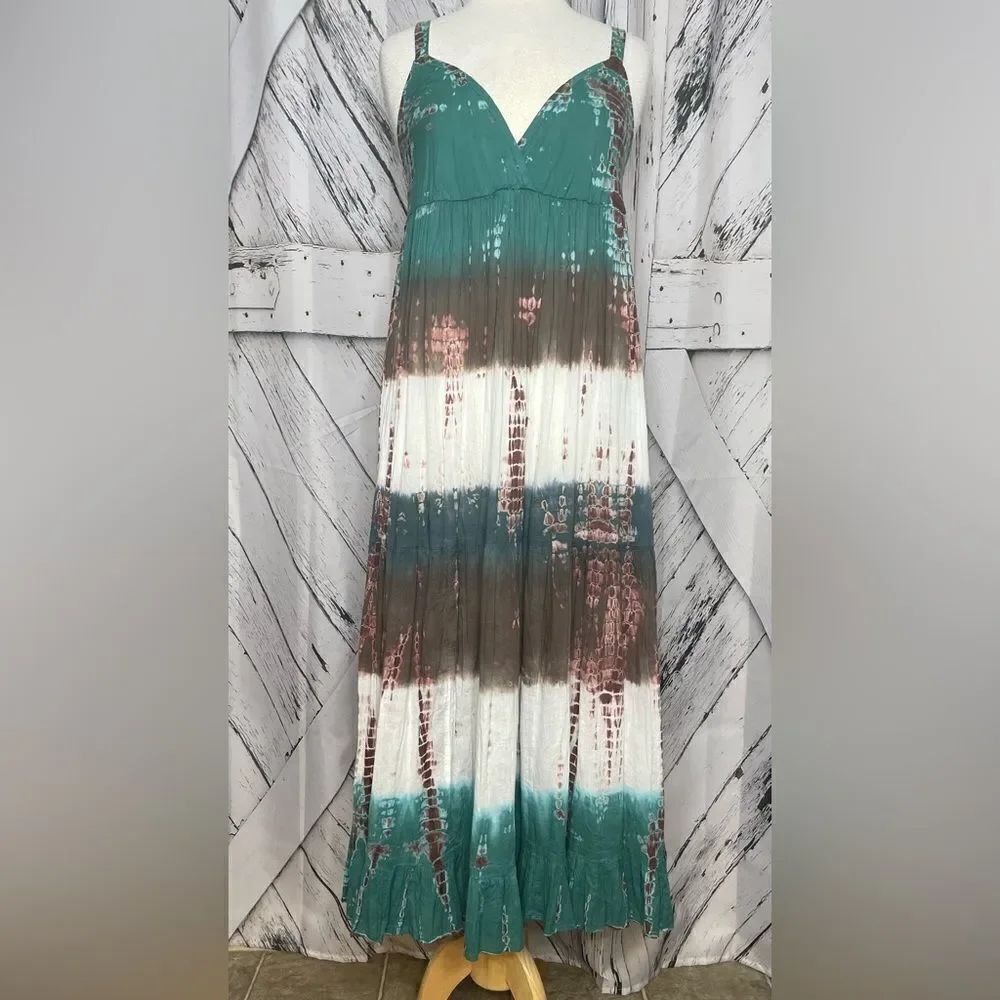 Vasna Desire Batik Maxi Dress M